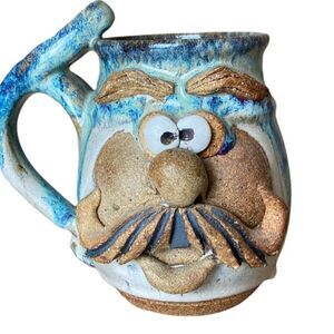 Vintage Ceramics Face Mug Companion Cup